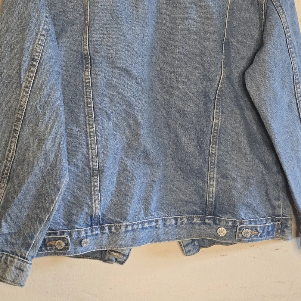 Old Navy Girls XL 14-16 Oversized Denim Jean Jacket Blue 100% Cotton Teen